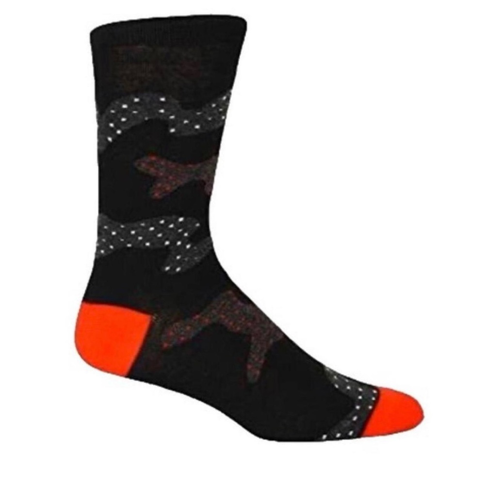 Steve Madden Men’s Crew Socks. Red/black & white.   Size 6-12.5